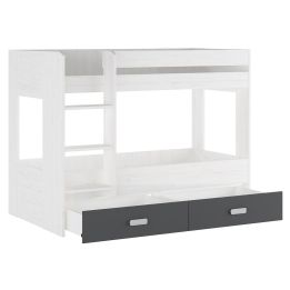 Litera con Cajonera en Andersen Grafito | Alta Calidad y Resistencia