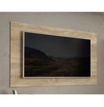 Mueble de Comedor, Mueble Salón, Acabado en Blanco y Cambria, Medidas: 276 cm (Ancho) x 201,6 cm (Alto) x 41,8 cm (Fondo)