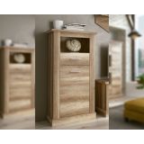 Mueble de Comedor, Mueble Salón, Acabado en Color Cañón, 326x174,7x41,8 cm