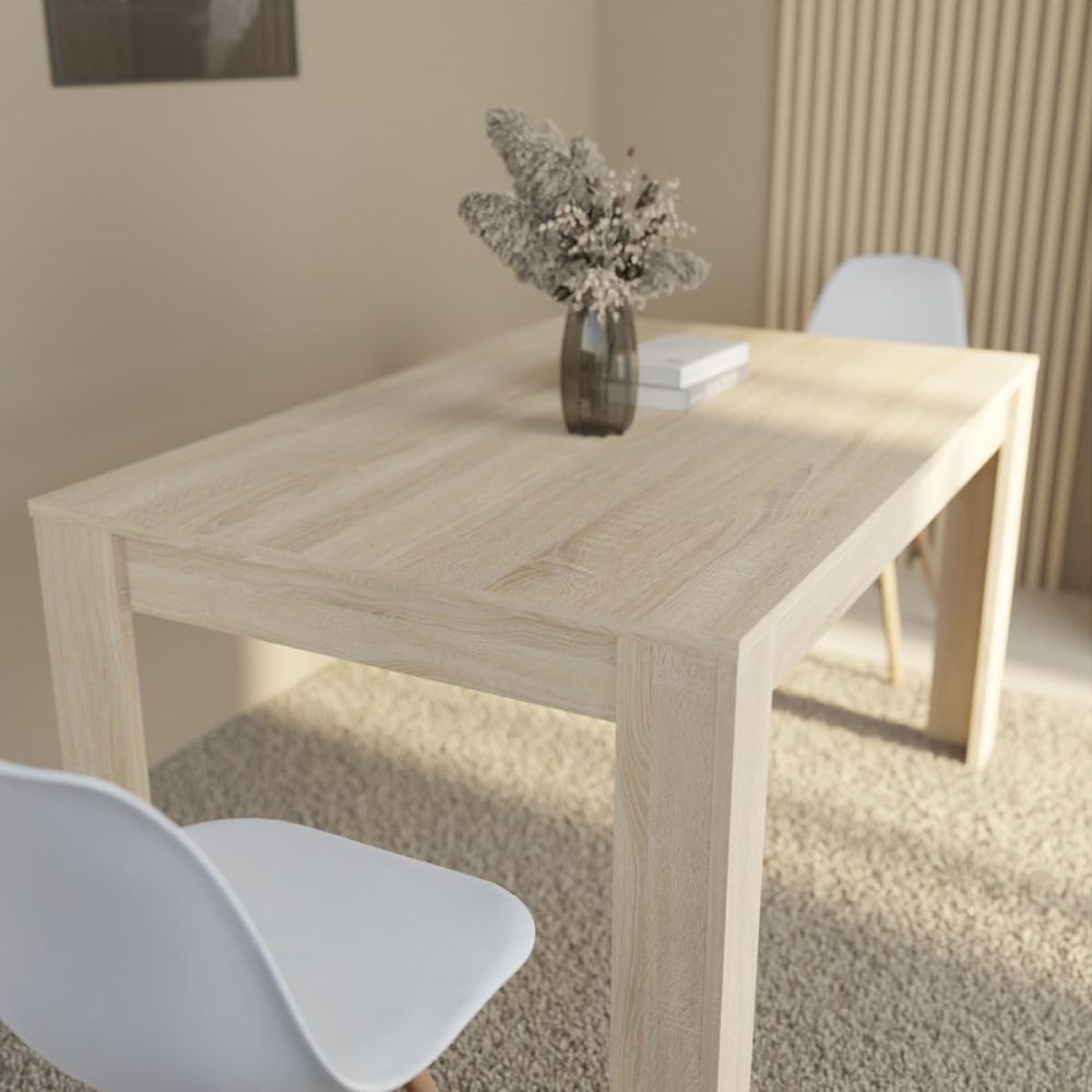 Mesa de Comedor, Mesa de Salón Fija, Color Cambria