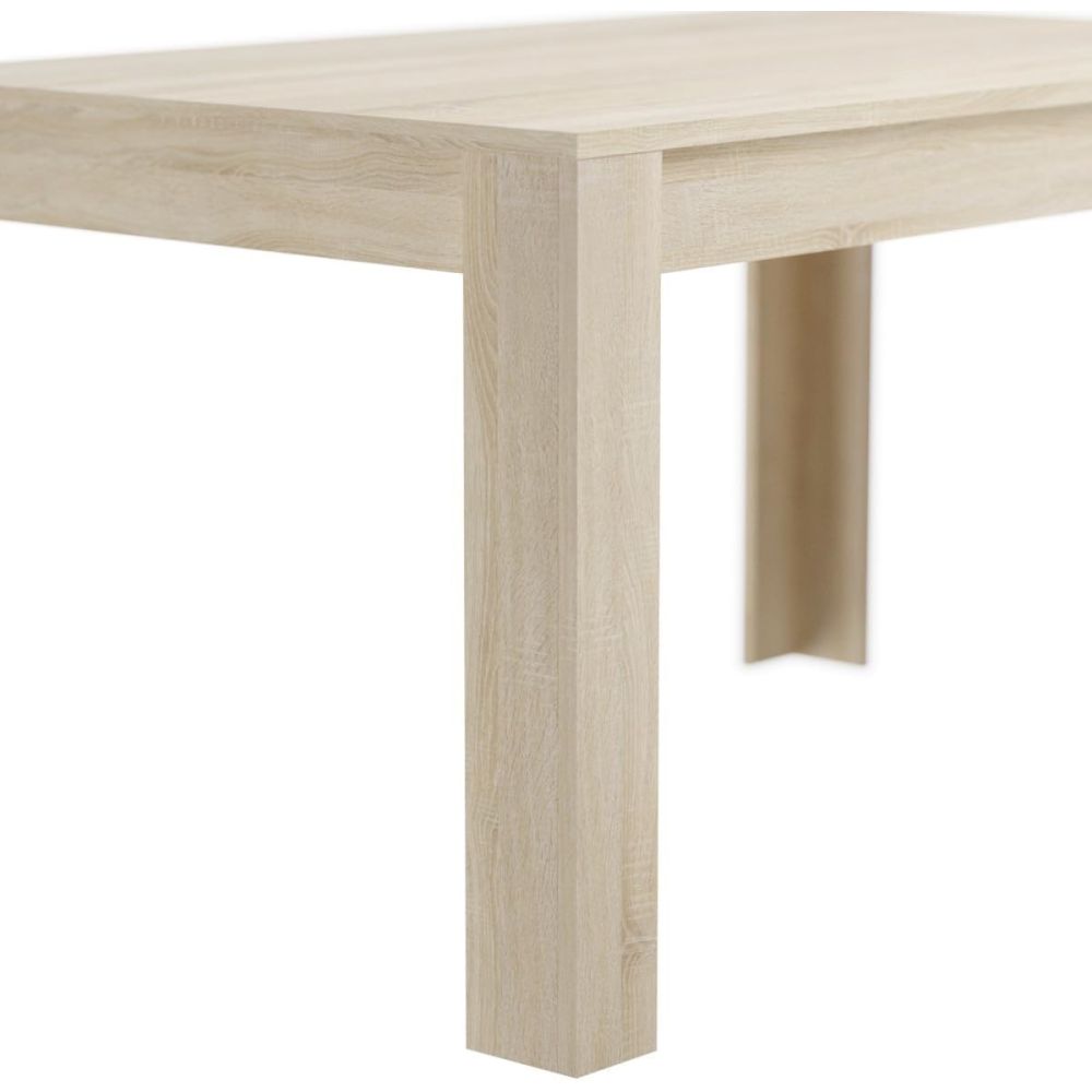 Mesa de Comedor, Mesa de Salón Fija, Color Cambria