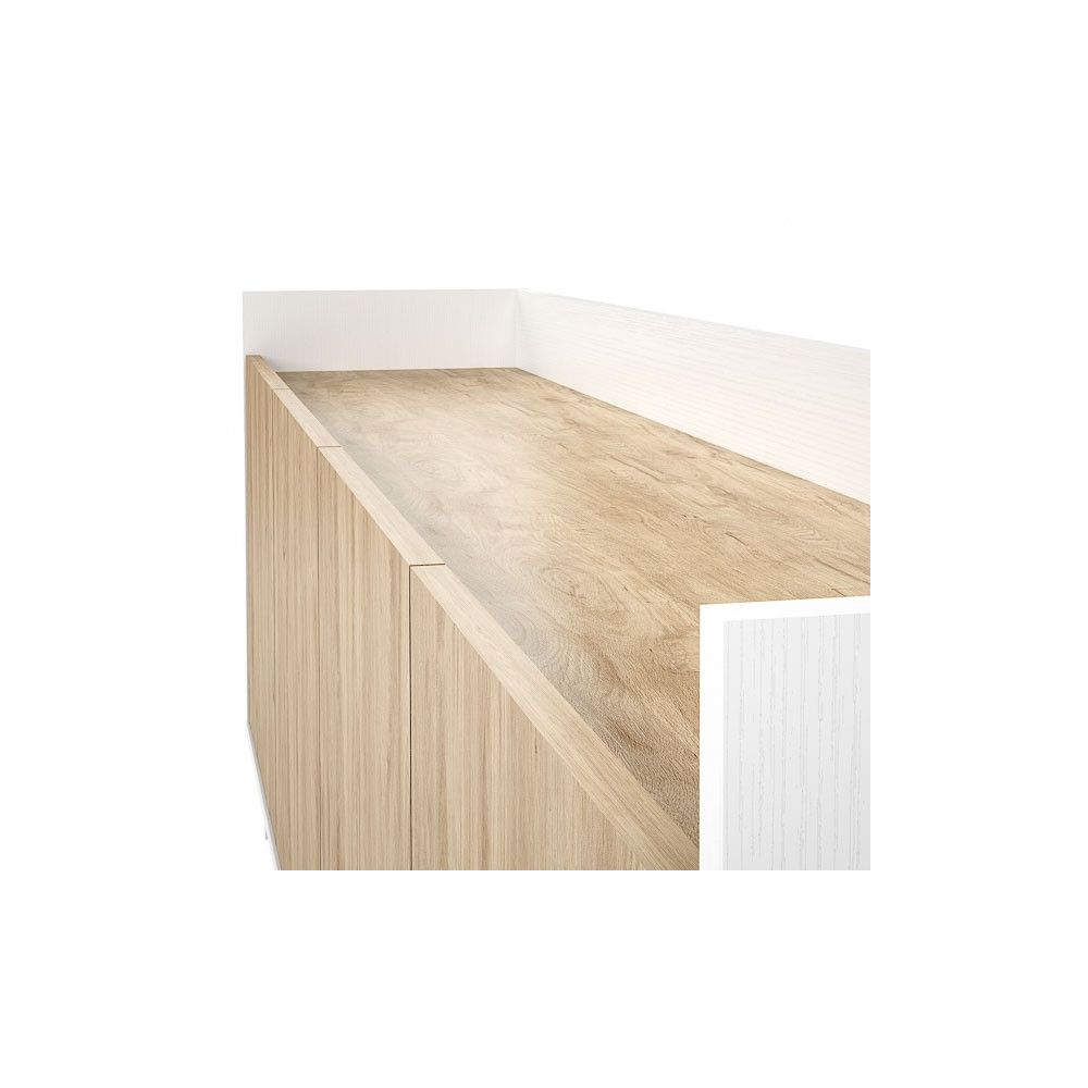 Mueble-Mesa Tv, Salón Comedor 4 Puertas, Armario Auxiliar