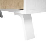 Mueble-Mesa Tv, Salón Comedor 4 Puertas, Armario Auxiliar