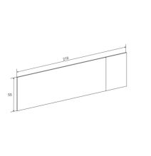 Cabezal + Dos Mesitas de Noche, Cabecero y Mesitas, Acabado en Mauvella - Rayas, Medidas: 210 cm (An) x 55 cm (Al) x 35 cm (Fon)