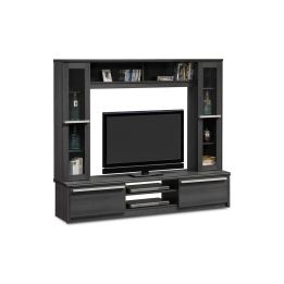 Composición de Salón para TV en Negro, 180.5x40x158cm - Elegante y Funcional para tu Sala de Estar